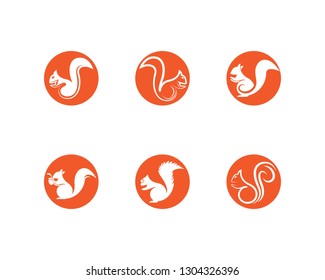 Squirrel symbol illustration