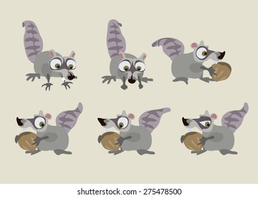 Squirrel. Vector
