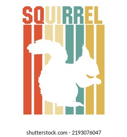 squirrel is a vector design for printing on various surfaces like t shirt, mug etc.