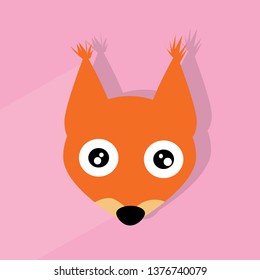 squirrel vector icon