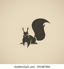 Squirrel - vector illustration