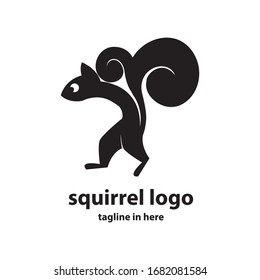 Squirrel vector logo design concept, simple, suitable for business finance and technology