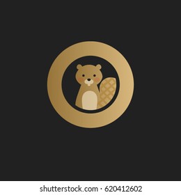 Squirrel Vector Logo Illustration