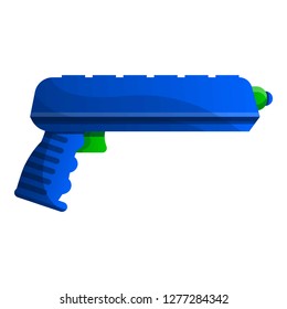 Squirt pistol icon. Cartoon of squirt pistol vector icon for web design isolated on white background