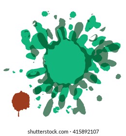 squirt. spray abstraction. background drops. vector illustration