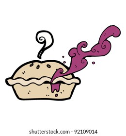 squirting hot cherry pie cartoon