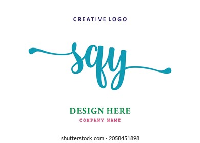 El logo de la inscripción SQY es sencillo, fácil de entender y autoritario