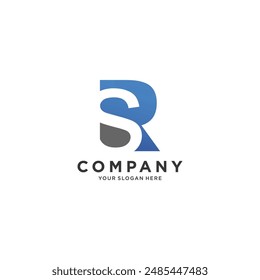 SR business initials logo icon