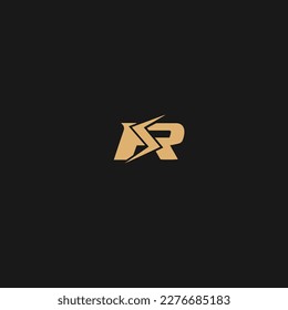 SR electric letter initial business logo template vector illustration icon element ,
