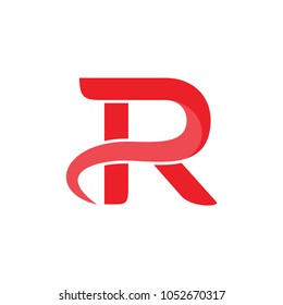 SR Flat Minimalist letter logo
