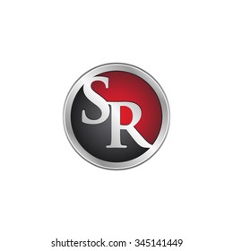 SR initial circle logo red