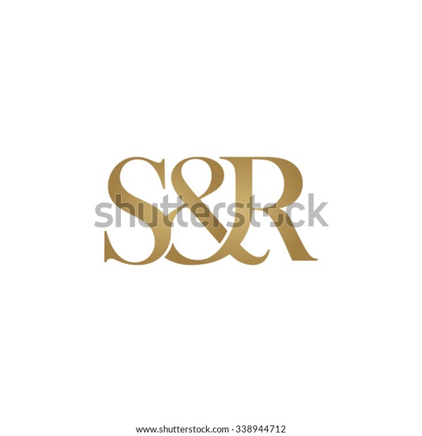 Sr Initial Logo Ampersand Monogram Golden Stock Vector Royalty Free Sr Initial Logo Ampersand Monogram Golden Stock Vector Royalty Free