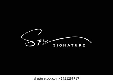 SR initials Handwriting signature logo. SR Hand drawn Calligraphy lettering Vector. SR letter real estate, beauty, photography letter logo design.