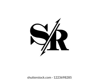 SR initials logo sliced