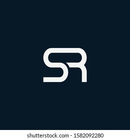 SR letter designs for logo and icons