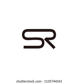 sr letter vector logo