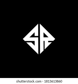 Abstrakt des sr-Letter-Vektorlogos