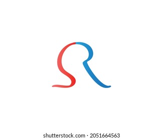SR Letters Abstract Logo Monogram