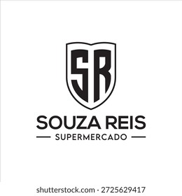 El logotipo SR presenta un diseño elegante y moderno con iniciales audaces que mejoran la identidad de la marca, ofreciendo una presencia visual limpia, profesional y memorable ideal para la marca comercial.