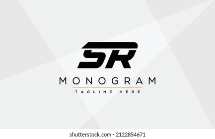 sr Logo Stock, SR Letter Logo