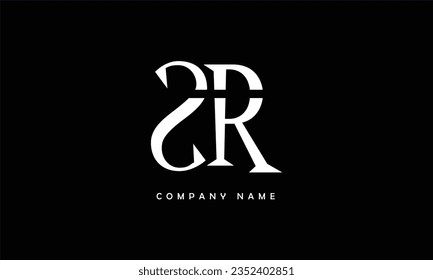 SR, RS Abstrakte Buchstaben Logo Monogramm