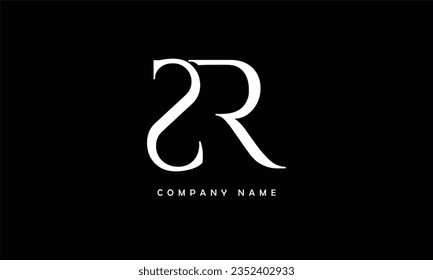 SR, RS Abstrakte Buchstaben Logo Monogramm