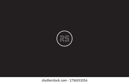 SR- oder RS-Buchstaben-Logo. Einzigartig attraktives, kreatives, modernes, erstklassiges SR RS R S Logo für das Anfangsbuchstabensymbol