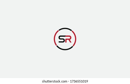 SR or RS letter logo. Unique attractive creative modern initial SR RS R S initial based letter icon logo