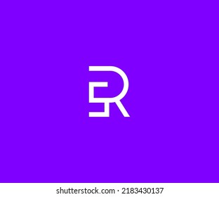 SR, RS Letter Logo Vector Template Abstract Monogram Symbol