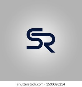 SR and RS logo and icon designs