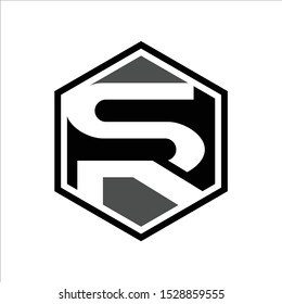 SR or RS logo initials