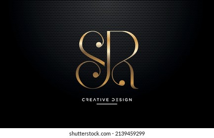 SR, RS Luxury Logo Vector Monogram Based on Initials Alphabets S and R