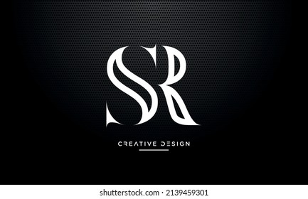 SR, RS Luxury Logo Vector Monogram Based on Initials Alphabets S and R