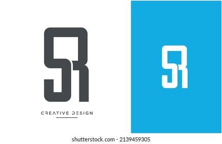 SR, RS Luxury Logo Vector Monogram Based on Initials Alphabets S and R