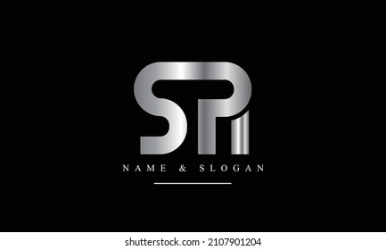 SR, RS, S, R abstract letters logo monogram