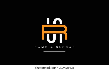 SR, RS, S, R abstract letters logo monogram
