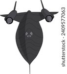 SR-71 - Military Aircraft - Vector Graphic