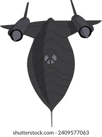 SR-71 - Military Aircraft - Vector Graphic