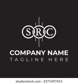 SRC logo,icon.sign Simple logo for insurance company.