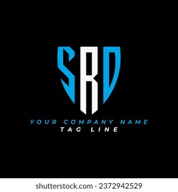SRD letter logo creative design with vector graphic Pro Vector