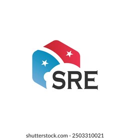 SRE letter logo design on white background. Creative  modern SRE letter logo design. Vector design.
Letters SRE, SRE logo  vector template