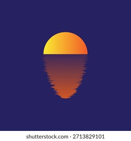 srene modern gradient landsape. eps 10