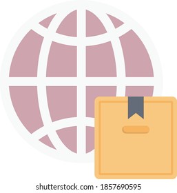 srevices vector flat colour icon