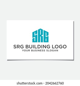 SRG BUILDING LOGO DESIGN VECTOR