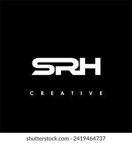 Vektorgrafik des ersten SRH-Buchstabens für das Design des Logos