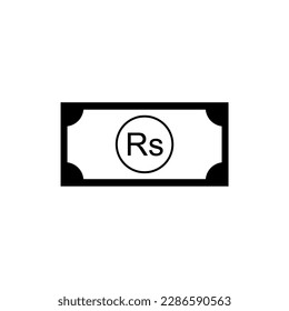 Sri Lanka Currency Symbol in (Plural) English, Sri Lankan Rupee Icon, LKR Sign. Vector Illustration