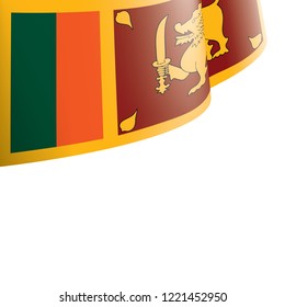 Leaflet Design Flag Sri Lanka Vector Stock Vector (Royalty Free) 786438568