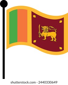 Sri Lanka - Flaggen der Welt