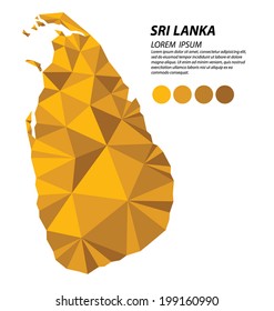 Sri Lanka geometric concept design