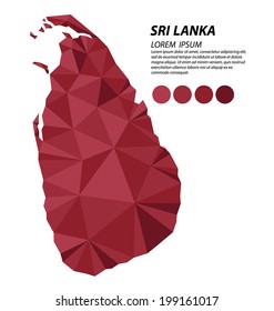 Sri Lanka geometric concept design